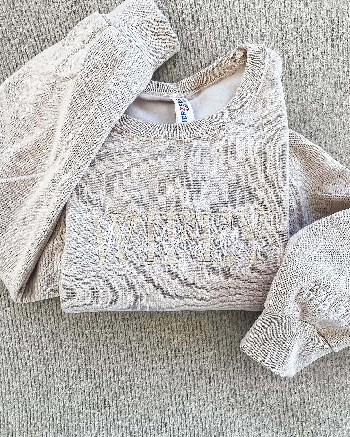 Monochrome WIFEY Crewneck