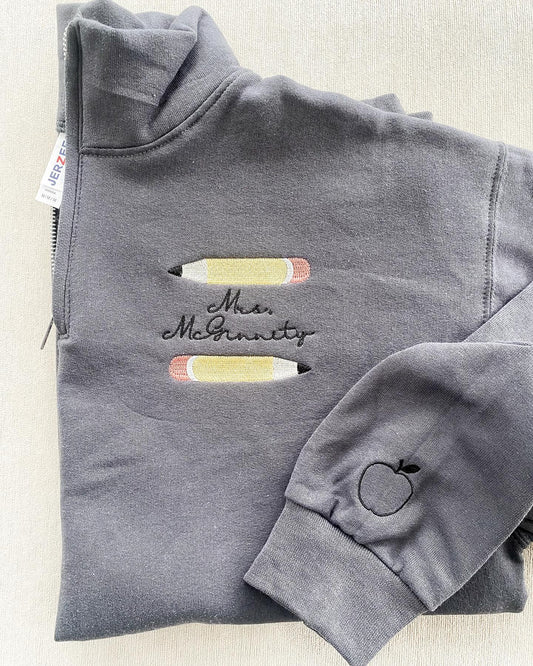 Teacher Pencils Crewneck